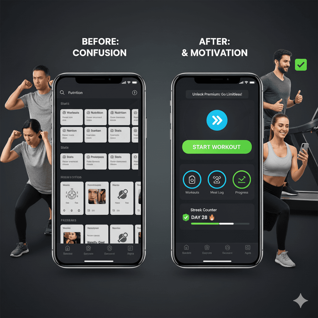 Fitness App UI/UX