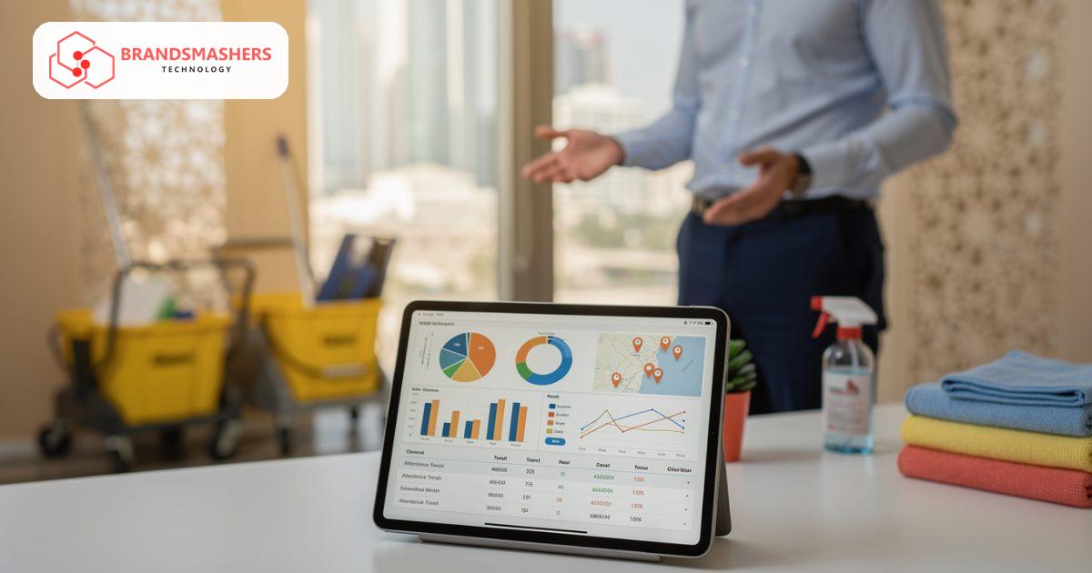 Software in use at housekeeping and facility staffing firms